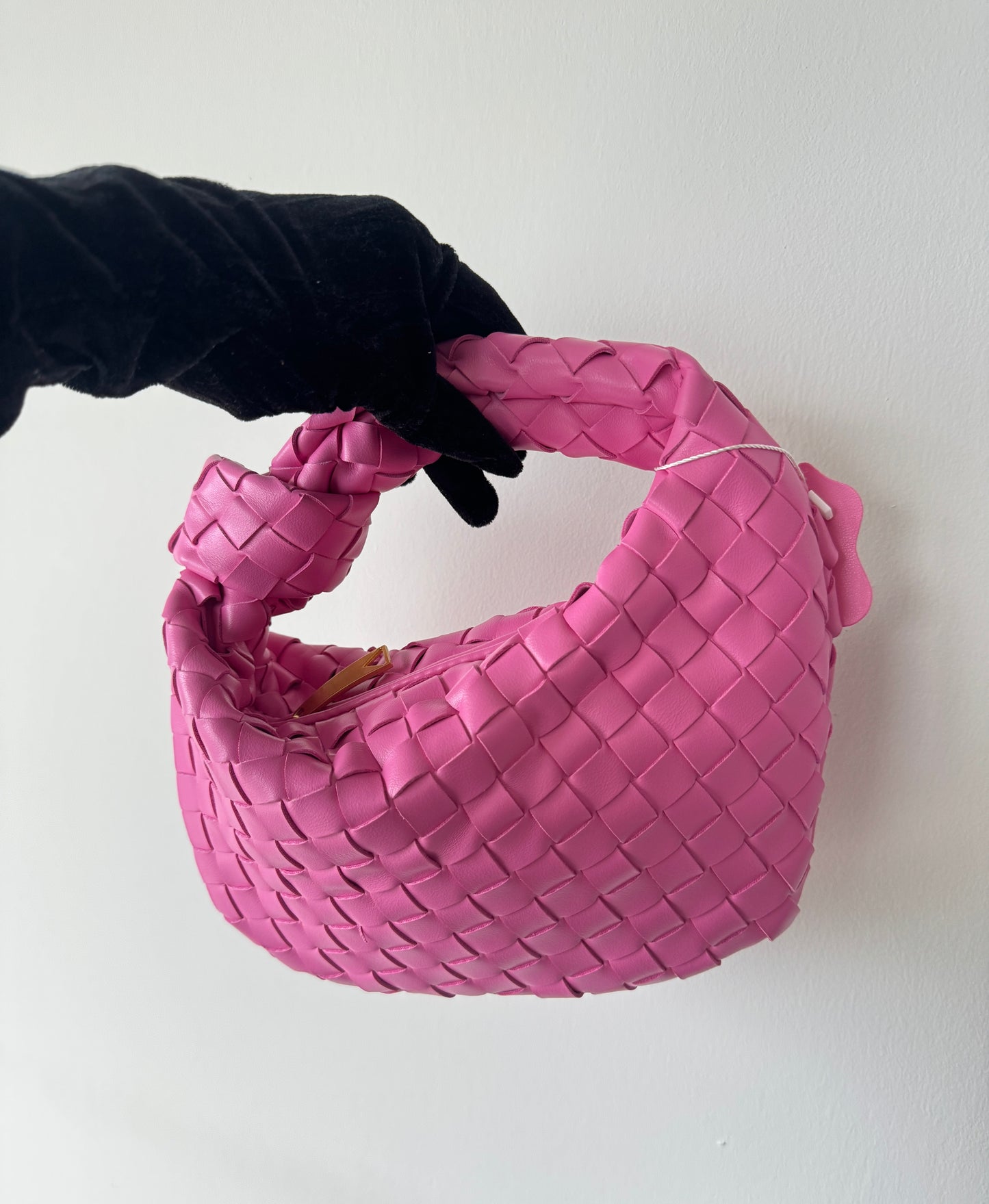 Vegan Leather Woven Bag