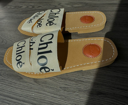 Women's Chloe Slides, Fashion Trendy Footwear, Holiday Beach Sandal