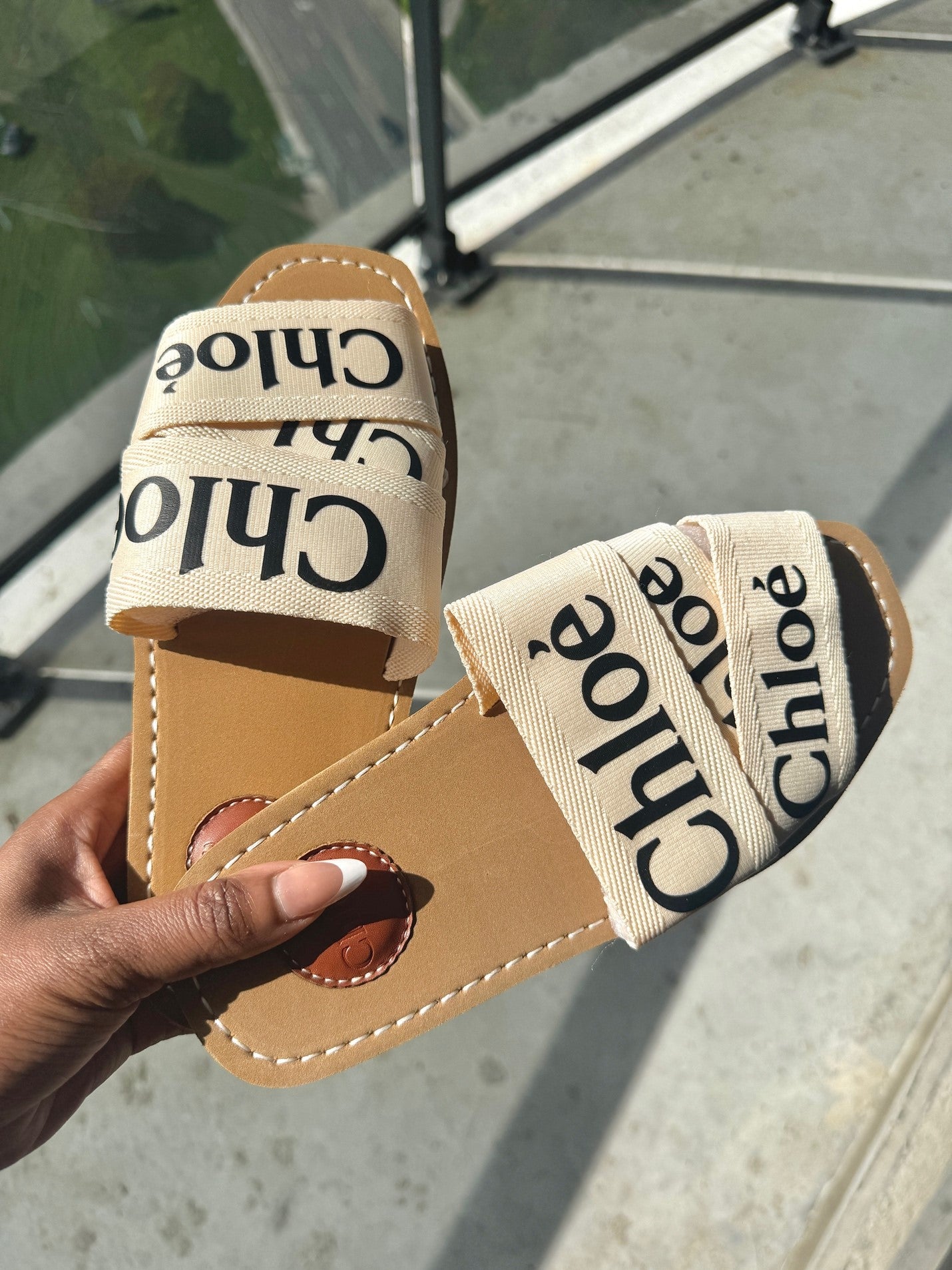 Women's Chloe Slides, Fashion Trendy Footwear, Holiday Beach Sandal