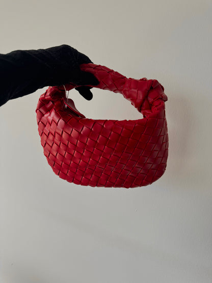 Vegan Leather Woven Bag