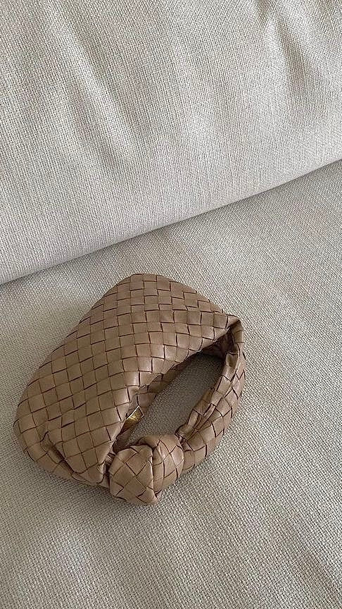 Vegan Leather Woven Bag