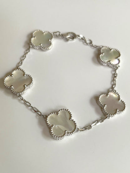 White Clover Arm Candy Bracelet