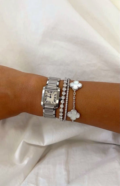 White Clover Arm Candy Bracelet